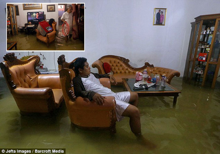 Derita Korban Banjir Jakarta jadi Berita Dunia